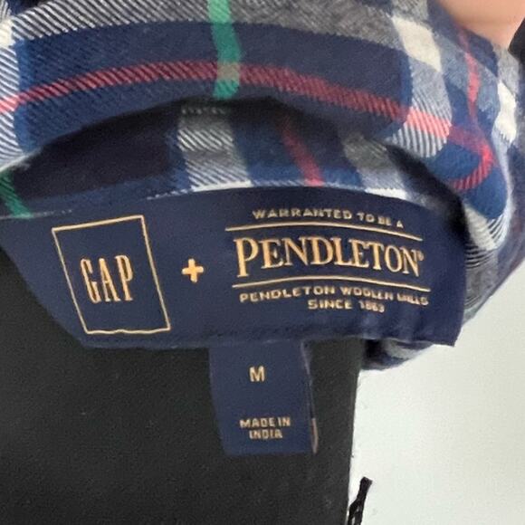 Gap x Pendleton | Plaid Shirt Midi Dress Long Sleeve Collared Flannel | Sz M - Picture 8 of 8